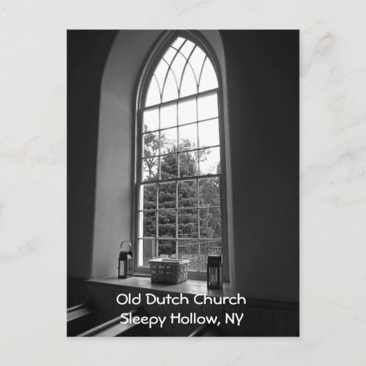 Old Dutch Church in Sleepy Hollow, New York Briefkaart (Voorkant)