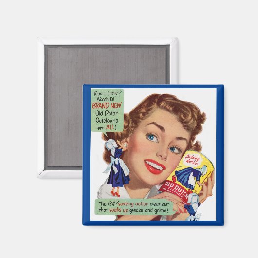 Old Dutch Cleanser lady Magneet (Voorkant / Achterkant)