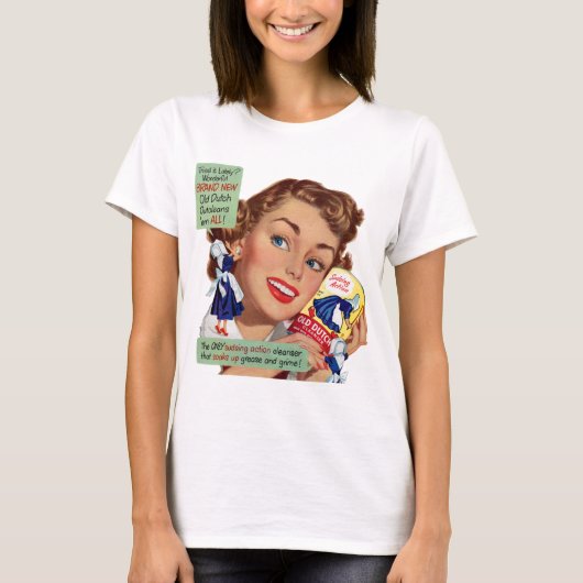 Old Dutch Cleanser lady T-shirt (Voorkant)