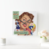 Old Dutch Cleanser lady Vierkante Klok (Huis)