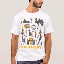 Old Egypt Pyramids and symbol gift T-shirt