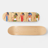 Old Egyptian pharaoh draw skateboard (Horizontaal)