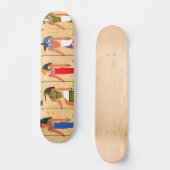 Old Egyptian pharaoh draw skateboard (Voorkant)