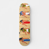 Old Egyptian pharaoh draw skateboard (Voorkant)