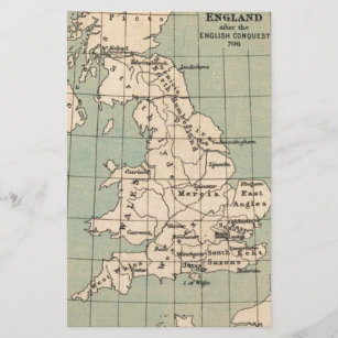 Old England Map Briefpapier
