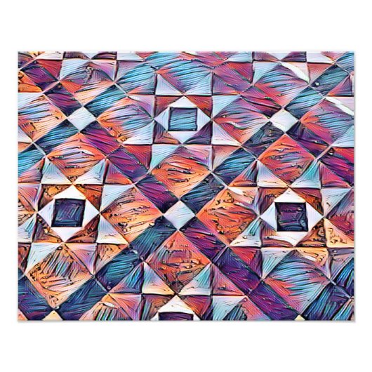 OLD ENGLAND TEGELVLOER FOTO AFDRUK (Voorkant)