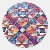 OLD ENGLAND TEGELVLOER RONDE STICKER (Voorkant)