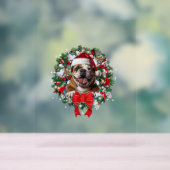 Old English Bulldog Kerstkrans Decoratie Xm (Neutraal)