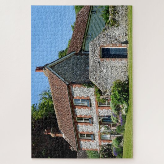 old english cottage puzzel legpuzzel (Verticaal)