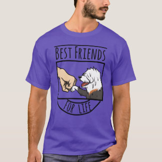 Old English Sheepdog Beste Vrienden voor het Leven T-shirt