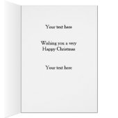 Old English Sheepdog 'Cheese Tax' Christmas card (Binnen (Rechts))