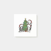 Old English Sheepdog Christmas Tree Post-it® Notes (Voorkant)
