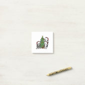 Old English Sheepdog Christmas Tree Post-it® Notes (Op bureau)