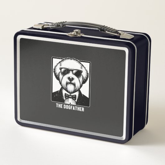 Old English Sheepdog De Hondenvader Tuxedo Cool Le (Voorkant)