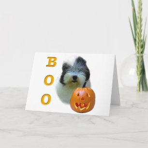 Old English Sheepdog Halloween Boo Kaart