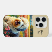 Old English Sheepdog iPhone Hoesje (Achterkant horizontaal)