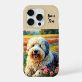 Old English Sheepdog iPhone Hoesje (Achterkant)