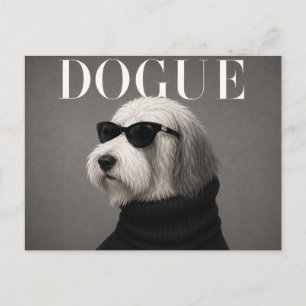 Old English Sheepdog Luxe Mode Briefkaart