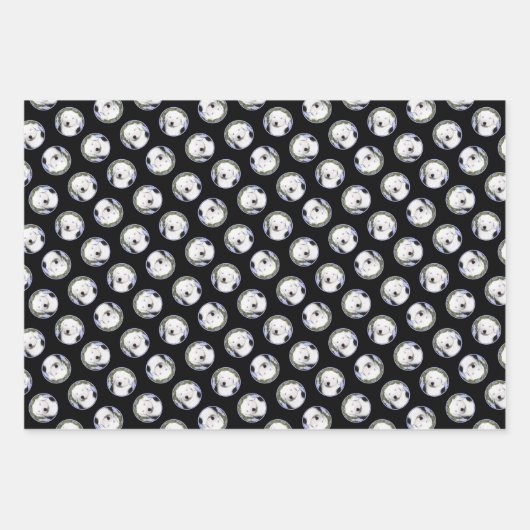 Old English Sheepdog Puppy Schilderij Pet Dog Art Inpakpapier Vel (Voorkant 3)