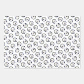 Old English Sheepdog Puppy Schilderij Pet Dog Art Inpakpapier Vel (Voorkant 2)