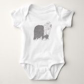 Old English Sheepdog Romper (Voorkant)
