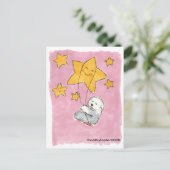 Old English Sheepdog Star Briefkaart (Staand voorkant)