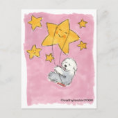 Old English Sheepdog Star Briefkaart (Voorkant)