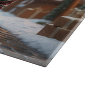 Old English Sheepdogs Christmas Snow Holiday Snijplank (Hoek)