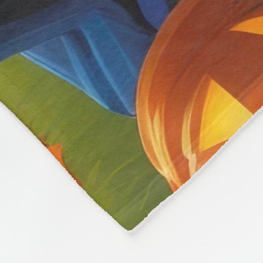 Old English Sheepdogs Pumpkin Halloween Grappig Fleece Deken (Hoek)