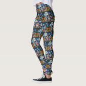 Old English Sheepdogs Pumpkin Halloween Grappig Leggings (Links)