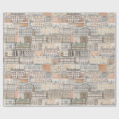 Old European Buildings Cadeaupapier (Vlak)