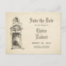 Old Fairy Tale Save the Date Aankondigingskaart