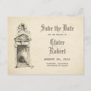 Old Fairy Tale  Save the Date Aankondigingskaart