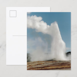 Old Faithful 2009 Briefkaart