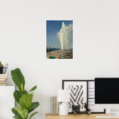 Old Faithful door Albert Bierstadt Poster (Thuiskantoor)