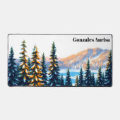 Old Faithful Geiser Winter Yellowstone Bureaumat (Voorkant)