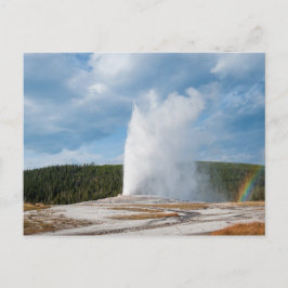 Old Faithful Geyser Briefkaart
