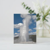 Old Faithful Geyser - Briefkaart (Staand voorkant)
