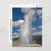 Old Faithful Geyser - Briefkaart (Voorkant / Achterkant)