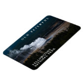 Old Faithful Geyser Eruption Yellowstone Magneet (Linkerzijde)