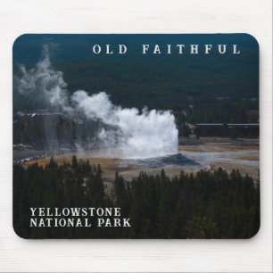 Old Faithful Geyser Eruption Yellowstone Muismat