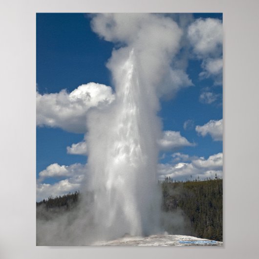 Old Faithful Geyser - Kunstprint Poster (Voorkant)