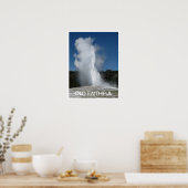 Old Faithful Geyser, Yellowstone National Park, WY Poster (Keuken)