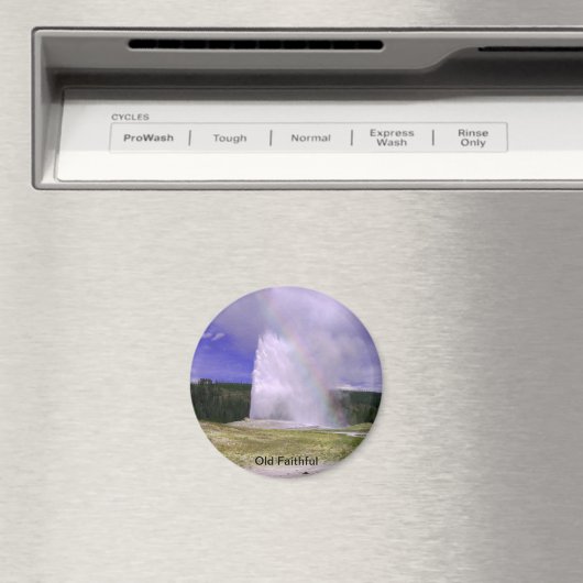 Old Faithful in Yellowstone National Park Magneet (Insitu (Vaatwasser))