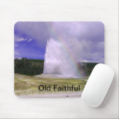 Old Faithful in Yellowstone National Park Muismat (Met muis)