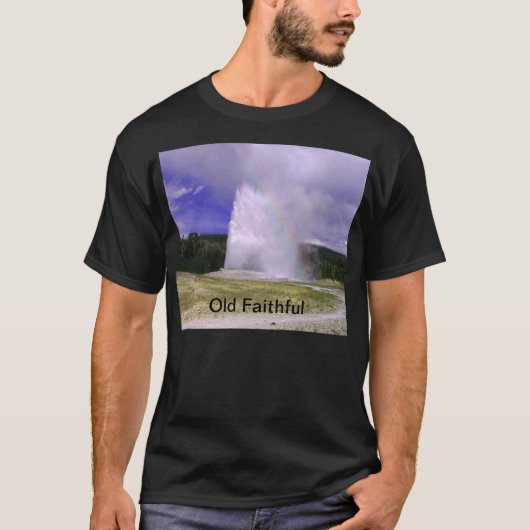 Old Faithful in Yellowstone National Park T-shirt (Voorkant)