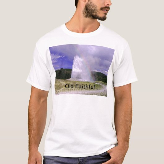 Old Faithful in Yellowstone National Park T-shirt (Voorkant)