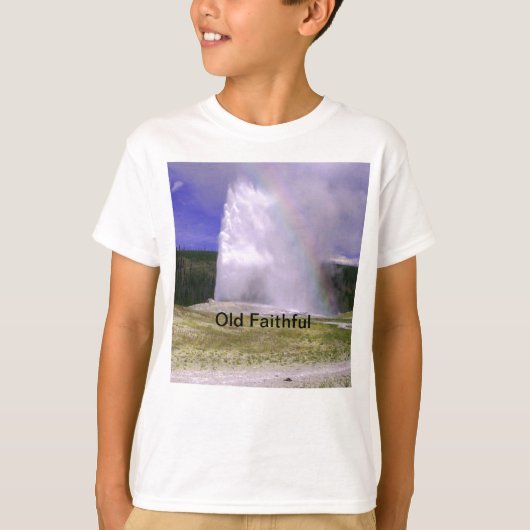Old Faithful in Yellowstone National Park T-shirt (Voorkant)