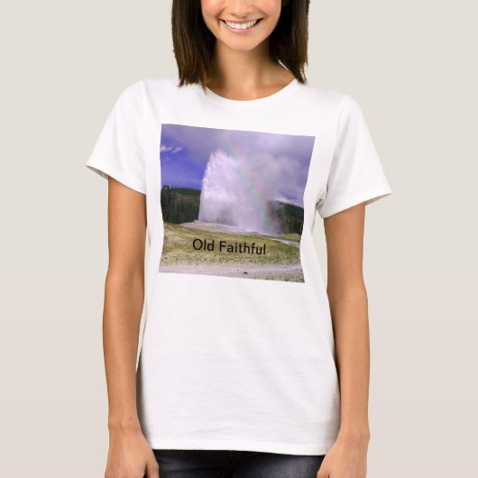 Old Faithful in Yellowstone National Park T-shirt (Voorkant)