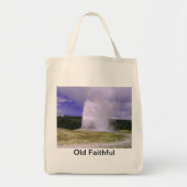 Old Faithful in Yellowstone National Park Tote Bag (Voorkant)